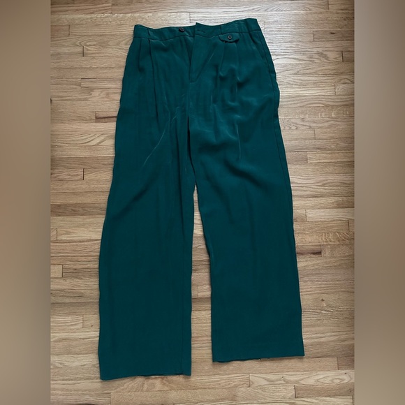 a new day Pants - A New Day Dark Teal Wide-Leg Pants